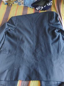 Classic Navy Double-Breasted Blazer