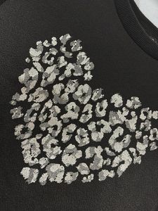 Black Heart puff print