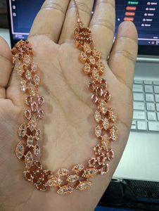 Rose Gold Necklace and Earring set