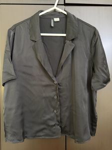 H&M Satin Collared Shirt