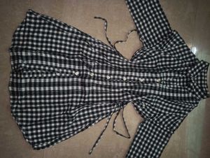 Gingham Checkered Top