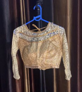 Gold Embellished Blouse