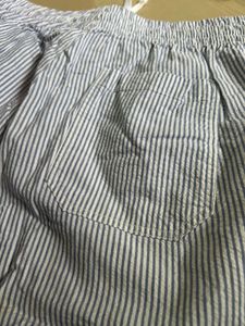 Striped Drawstring Shorts