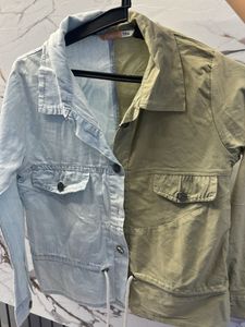 Two-Tone Casual Jacket- Bust- 32 Strechable