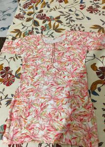 Floral Print Kurta