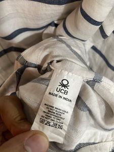 UCB Men’s Striped Long Sleeve Casual Shirt
