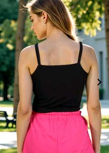 Shein Black Chain Strap Tank