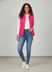Gap Bright Pink Puffer Vest