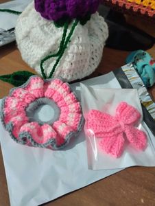 Crochet Srunchies Or Bow