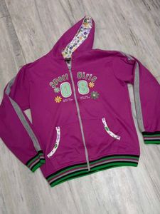 Sport Girls Zip-Up Hoodie
