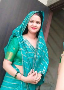 Elegant Teal Saree with Gold Border