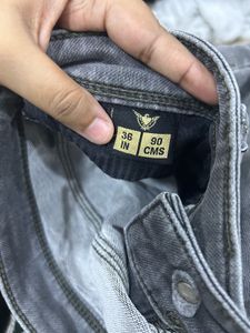 Grey Wash Denim Jeans