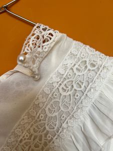 White Embroidered Top