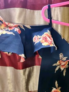 Floral Cold Shoulder Dress