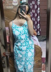 Boho Floral Print Cotton Kurta