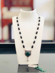92.5 Pure Silver Mangalsutra (wt:-14.900g)