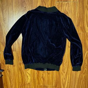 Velvet Zip-up Jacket