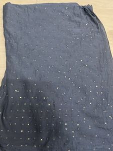 Gray Saree