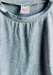 Grey Ruched T-Shirt