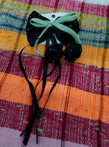 Cute Bow Hair Clip with Tassels