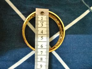 BRAND NEW/2 SETS/1 gm gold plated Bangles