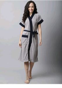 Comfy Grey Bath Robe