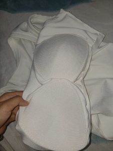 Padded White  Tank Top