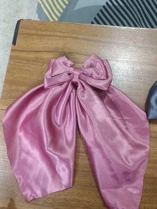Satin Bow Hair Accessories Set