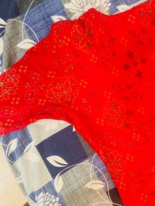 Red Womens Kurta