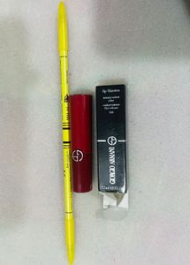 Giorgio Armani Lip Maestro & Milani Liner