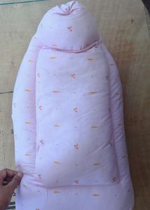 Cute Pink Cherry Print Baby Lounger