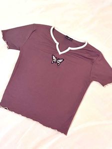 Cute Butterfly Graphic T-Shirt