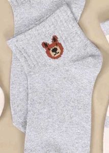Cute Bear Ankle Socks