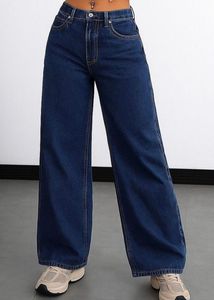 Classic Dark Wash Denim Jeans