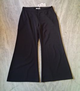 New Mango Black Flared Trousers