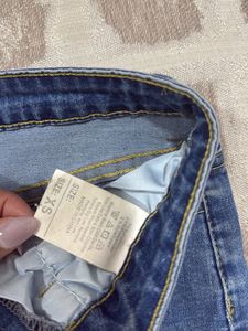 Blue Denim Mini Skirt