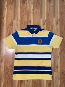 Fahrenheit Classic Striped Polo Shirt