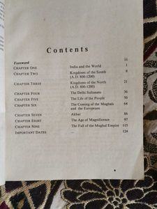 Very Rare Medieval India- old History Textbook for