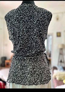 mesh sleeveless top