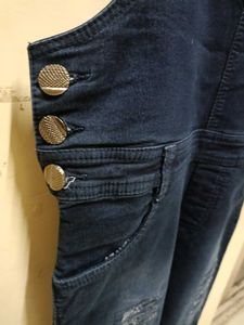 Distressed Denim Overalls quality 10/10