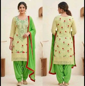 Stylish Pastel Punjabi Suit
