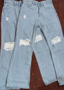 Women's Funky Straight high Waisted Jeans 👖
