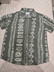 Stylish Men's Printed Short Sleeve Shirt