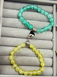 Magnetic Heart Bracelets - Green &amp; Yellow