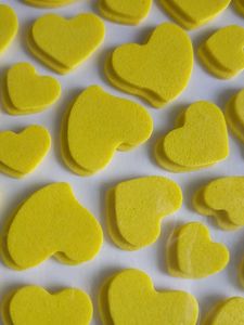 Pack Of 3 Heart Stickers -2 Sheets Per Pk