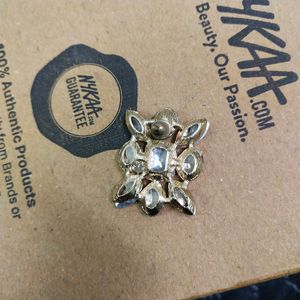 white stone earings