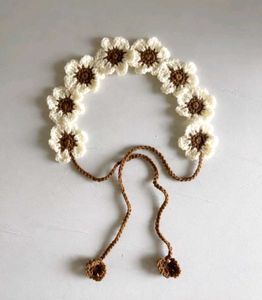 Handmade Floral Crochet Headband
