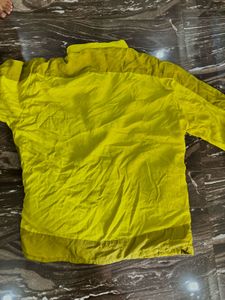 Bright Yellow Outdoor Jacket