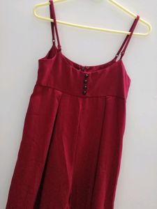 SHEIN Maroon Jumpsuit For Women