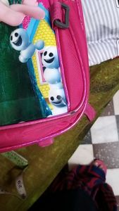 Trolly school bag for girls